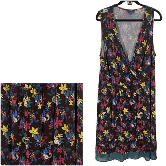 Modcloth Dresses & Skirts - Modcloth Whimsical Lemur Print Dress Sz 3X